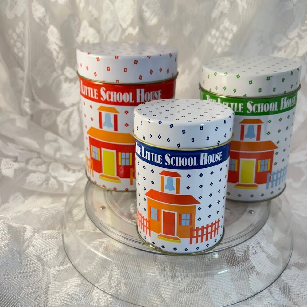 Nesting Tins Cans The Little School House Set Of 3
